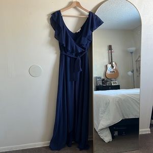 NWOT Baltic Born Dark Blue Sleeveless Maxi Dress